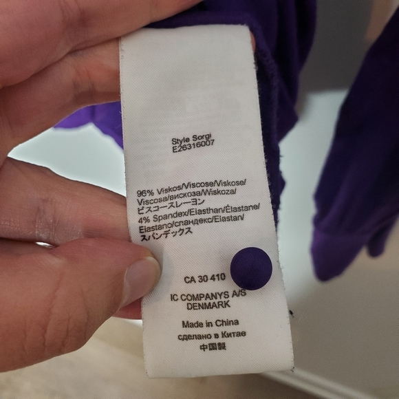 Purple turtleneck by Part Two - Picture 7 of 9